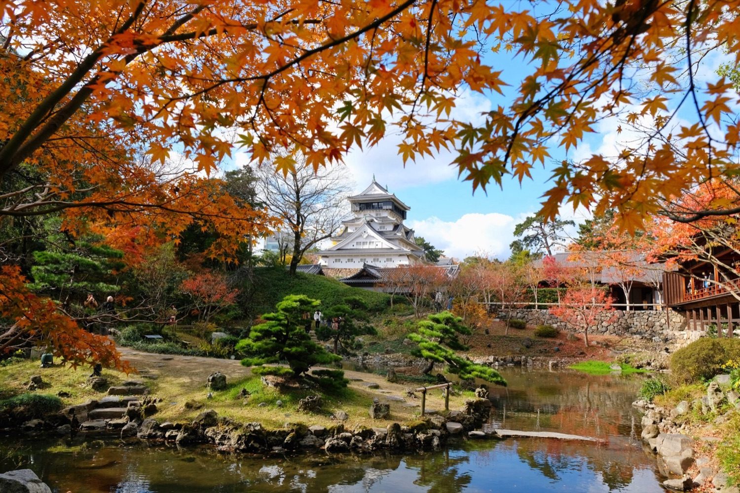 小倉城庭園 – 水と緑が織りなす美しい景観