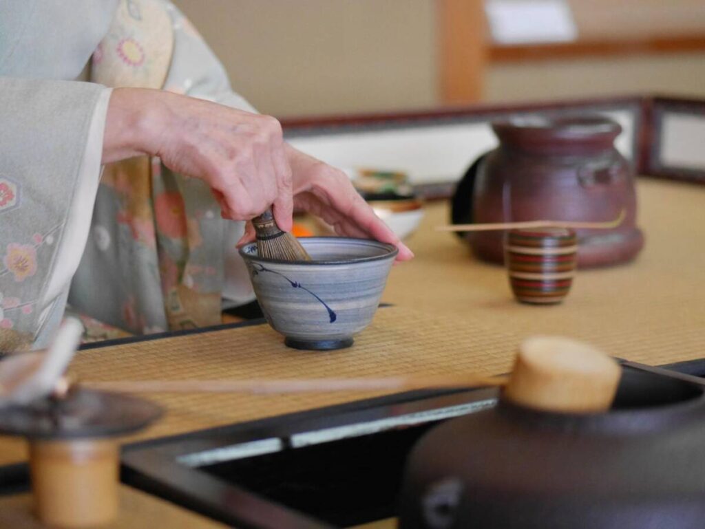 立礼席でのお点前