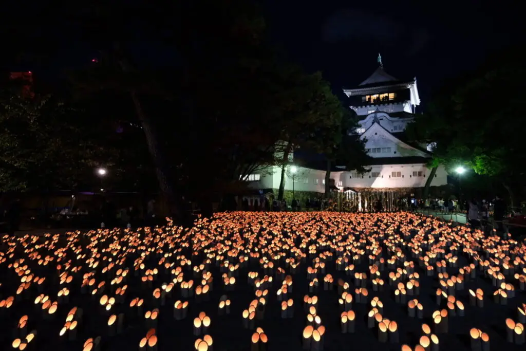 10月25日(金)開始 第6回 小倉城竹あかり - 小倉城 公式ホームページ